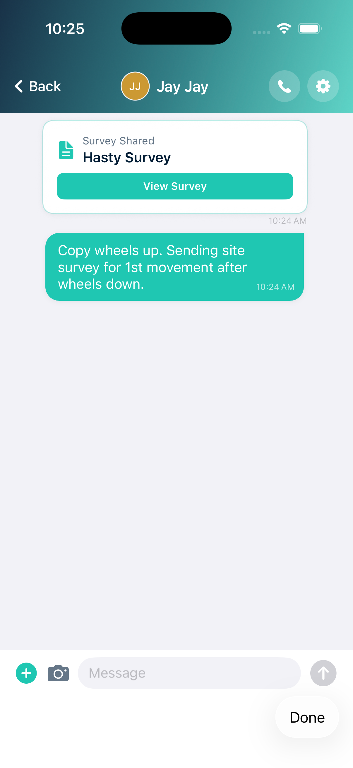 Secure Chat interface